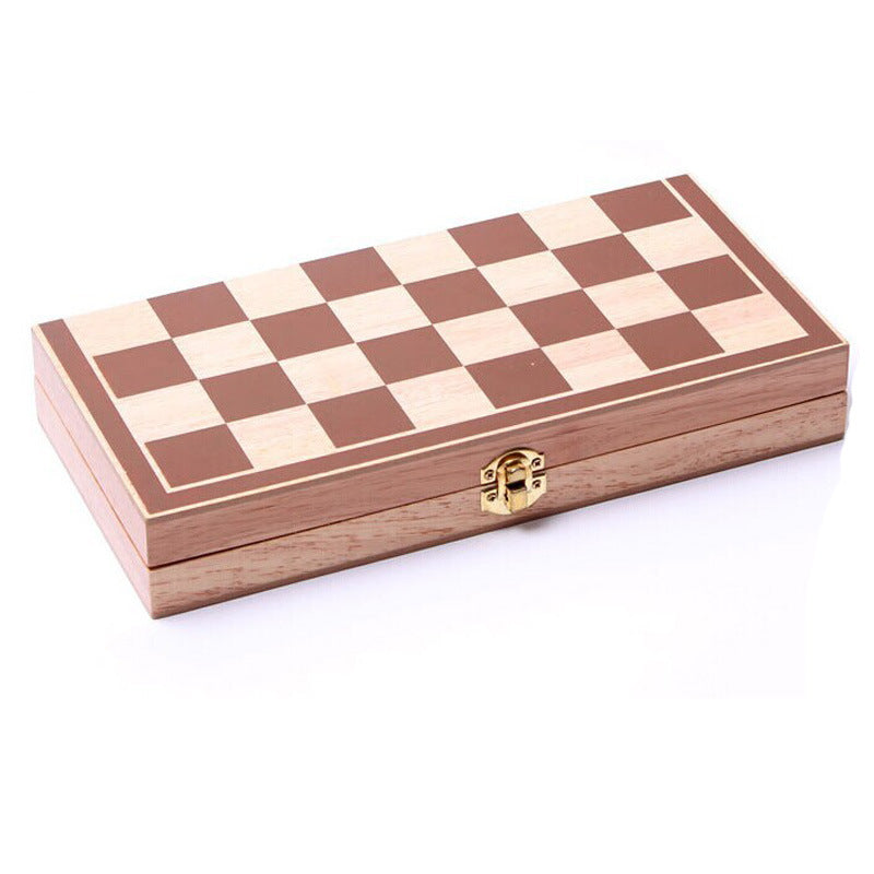 Source Goods Wooden Puzzle Chess Folding Chess