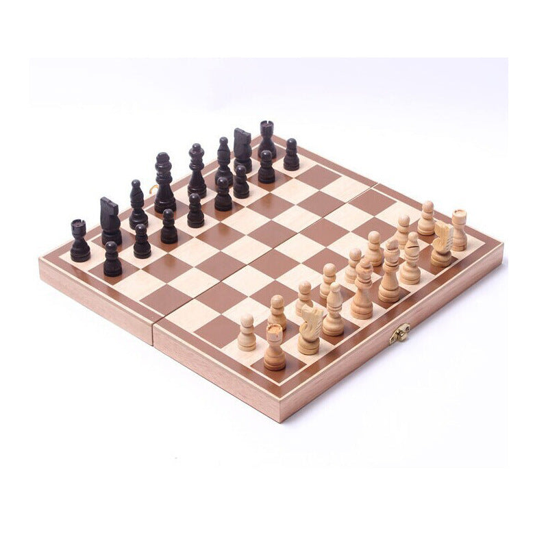 Source Goods Wooden Puzzle Chess Folding Chess