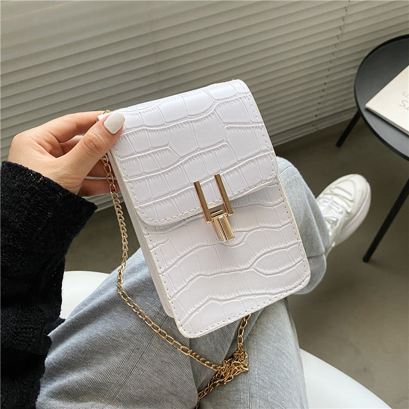 Pattern Fashion Women's Bag High-quality Texture Shoulder Bag Mobile Phone Bag PU Buckle Crossbody Bags For Women