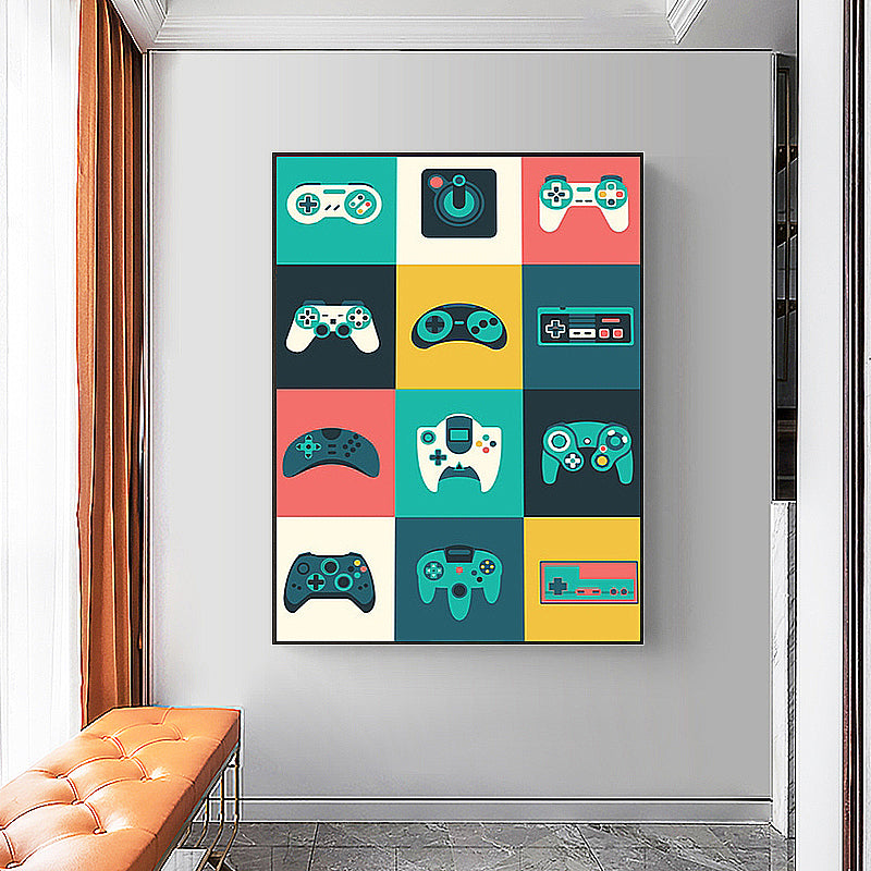 Creative Home Decor Game Controller Canvas Painting